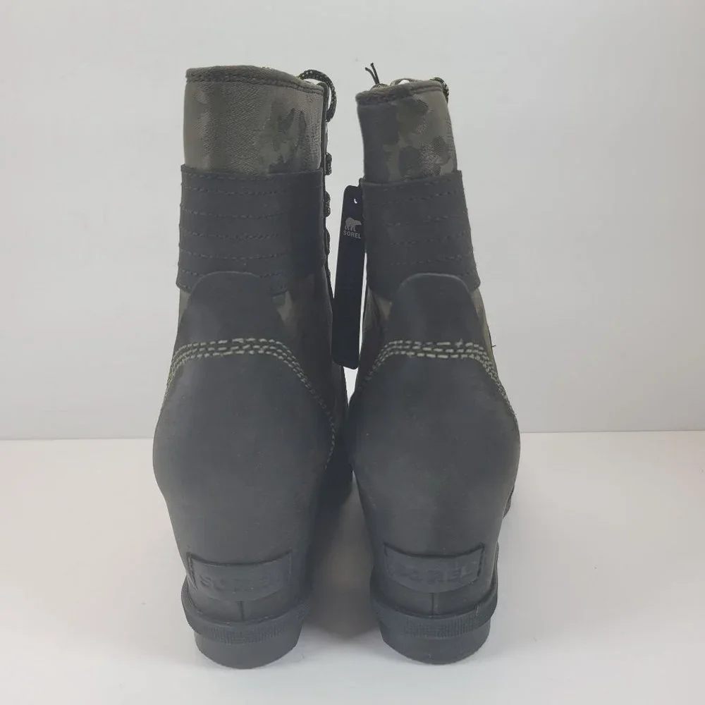 Sorel Lexie Wedge Women's Hiker Green Boots US Size 10 NWT - Picture 6 of 13